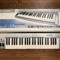 M-Audio Keystation 49e Mobile USB MIDI Controller Keyboard