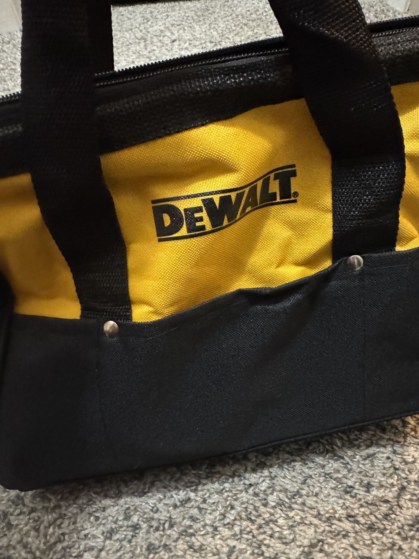 Dewalt Drill with bag charger and battery