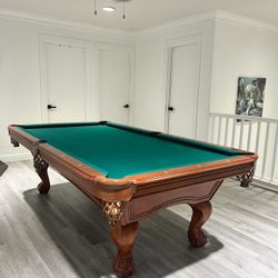 Pool Table 8ft ( Free Delivery & Set Up & New Color Felt Of Your Choice