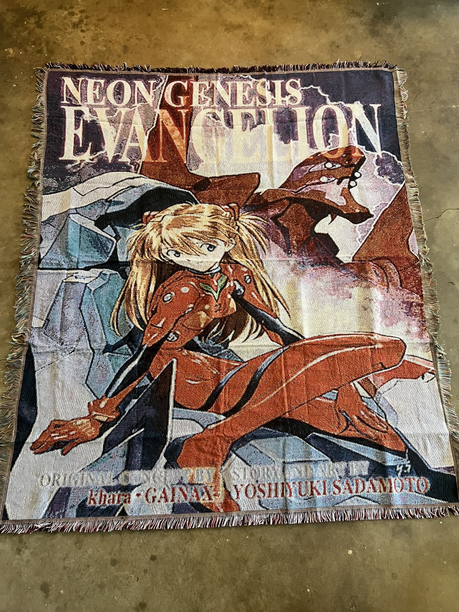 Neon Genesis Evangelion Anime Woven Tapestry/Rug/Blanket
