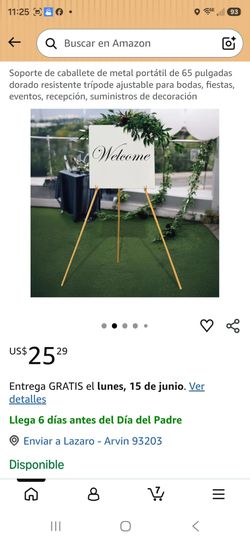 Porta carteles par fiesta