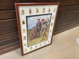 “The Great Triumvirate” by Clement Flower w/ Tabaco Trading Golf Cards