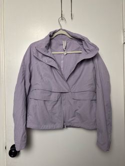 Lululemon Lilac Pastel Purple Windbreaker Size 10