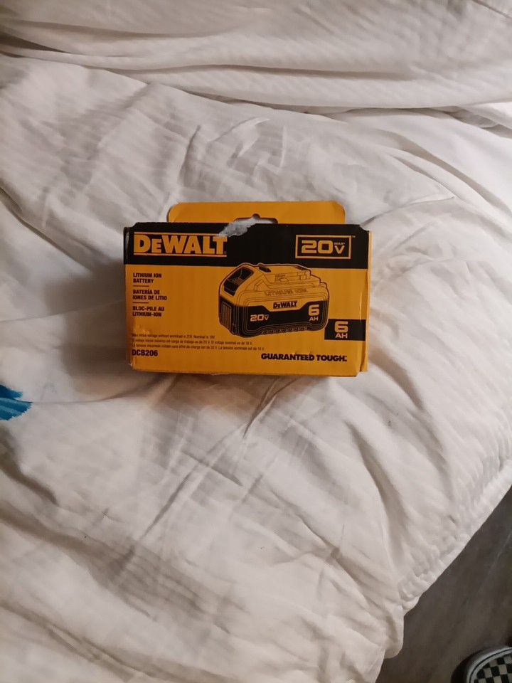 DeWalt 6 ah battery