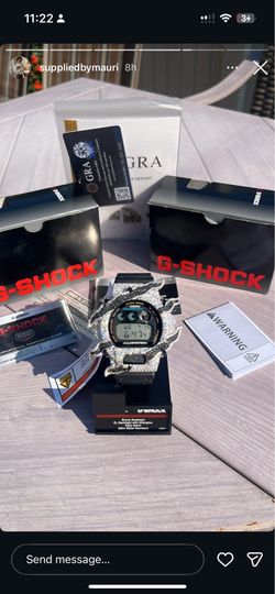 Brand new Iced out g shock moissanite watch 350$ hit me up if interested in Stockton 209