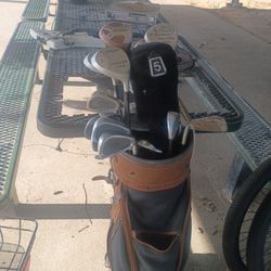 A Lot Of Wilson Golf Clubs