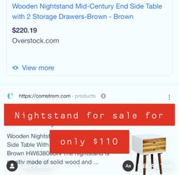 Mid-century nightstand
