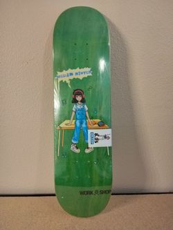 WILLY'S WORKSHOP Bliss WILLIAM NGUYEN Skateboard Deck IN SHRINK