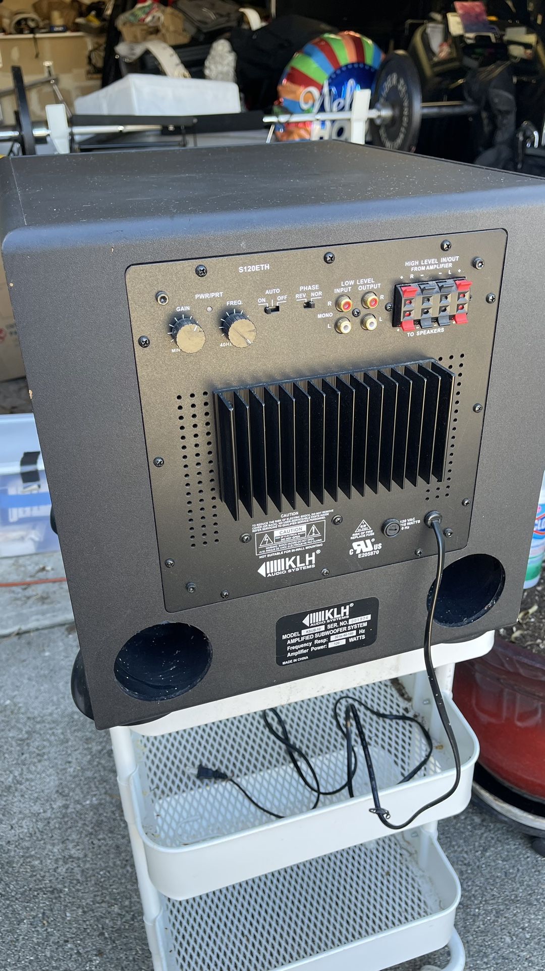 KLH SUBWOOFER