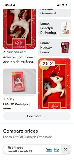 Leno’s Disney ornament.  new