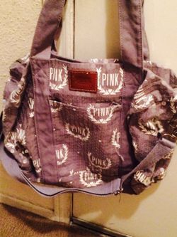 Gray Victoria Secret bag