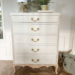 Solid Wood Tallboy Dresser