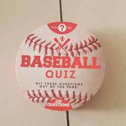Baseball Quiz - Trivia - 100 Questions - Suitable   - For 8yrs And Up