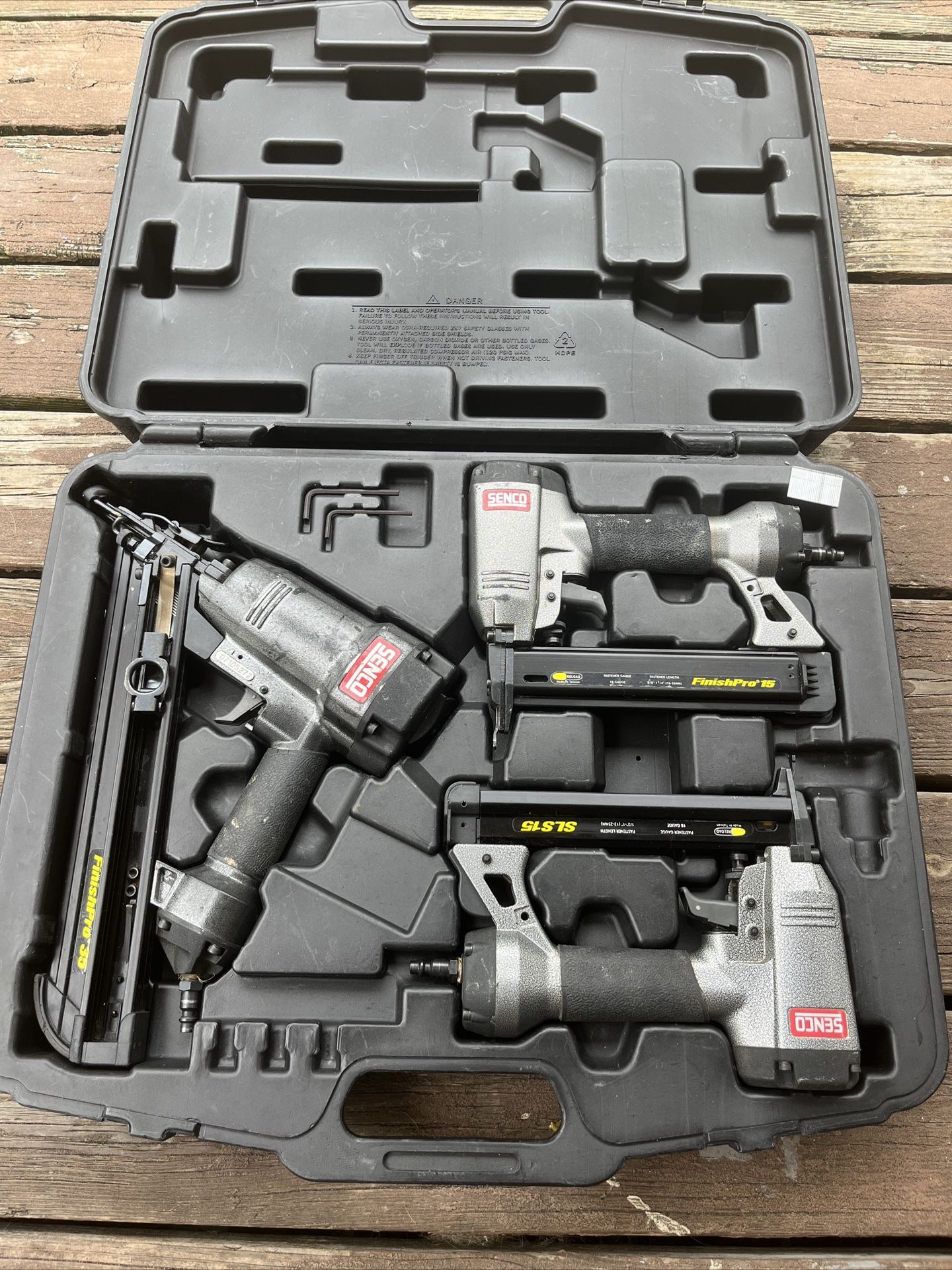 Senco Finish nailer Set Finisher Pro 35/ Finisher Pro 15/ SLS15 W/CASE