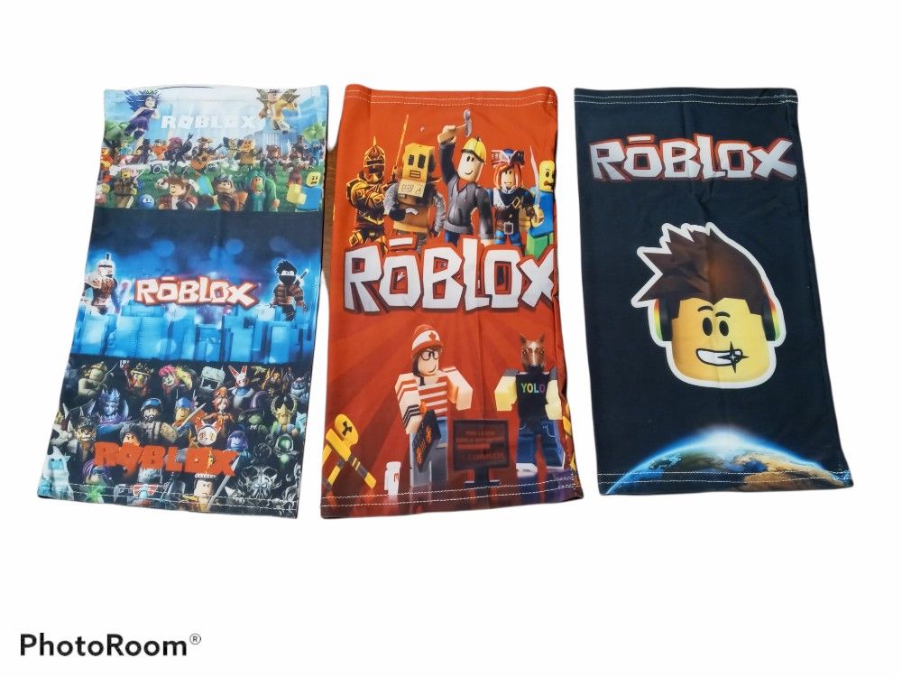 Kids 3-piece Roblox Face Neck Gaiters