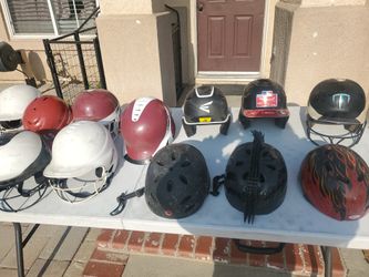 Kids Baseball And Bike Helmets