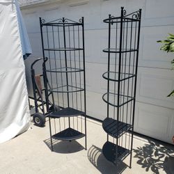 Ikea Corner Wall Shelf Stands  - $30 Each Or $55 For Both 