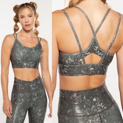 Marika Green Reptile Print Sports Bra