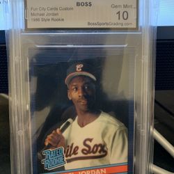 Michael Jordan 1986 Rated Rookie Style
