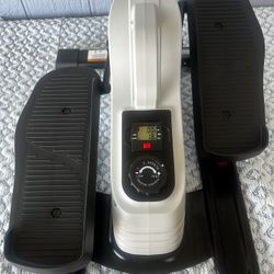 Like New In Box Fitness Sitting Under Desk Elliptical Peddler, Portable Foot & Leg Pedal Exerciser for Home or Work w Optional Magnetic, Electric Moto