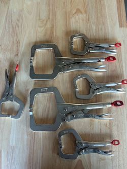 Milwaukee CR-V Locking C-Clamp Set (6 Pieces)