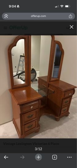 vintage Lexington Victorian Mansion Collection vanity.