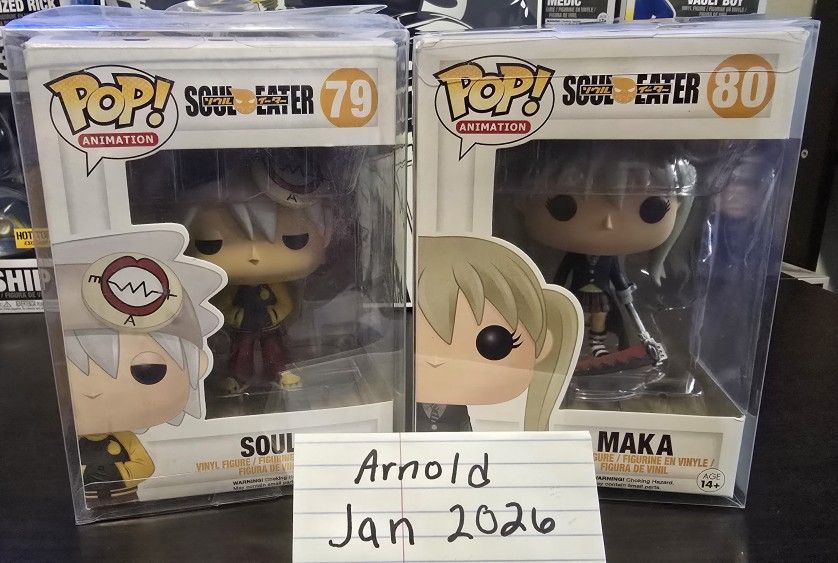 Funk Pop! Animation Soul Eater: Soul #79 and Maka #80
