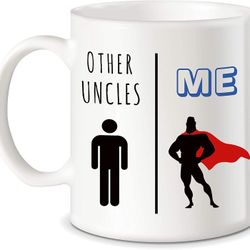 My Uncle Vs Other Uncles Funny Coffee Mug Gift for Uncle Best Gift for Uncles Siblings Brothers from Niece Nephew Sister Aunt Mom Dad Novelty