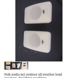 Polk Indoor / Outdoor Speakers