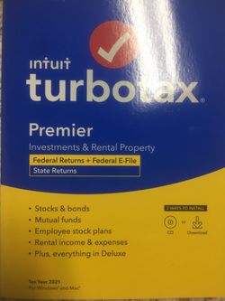 TurboTax 2021 Premier