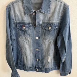 White Washed Jean Jacket Size XS Brand New