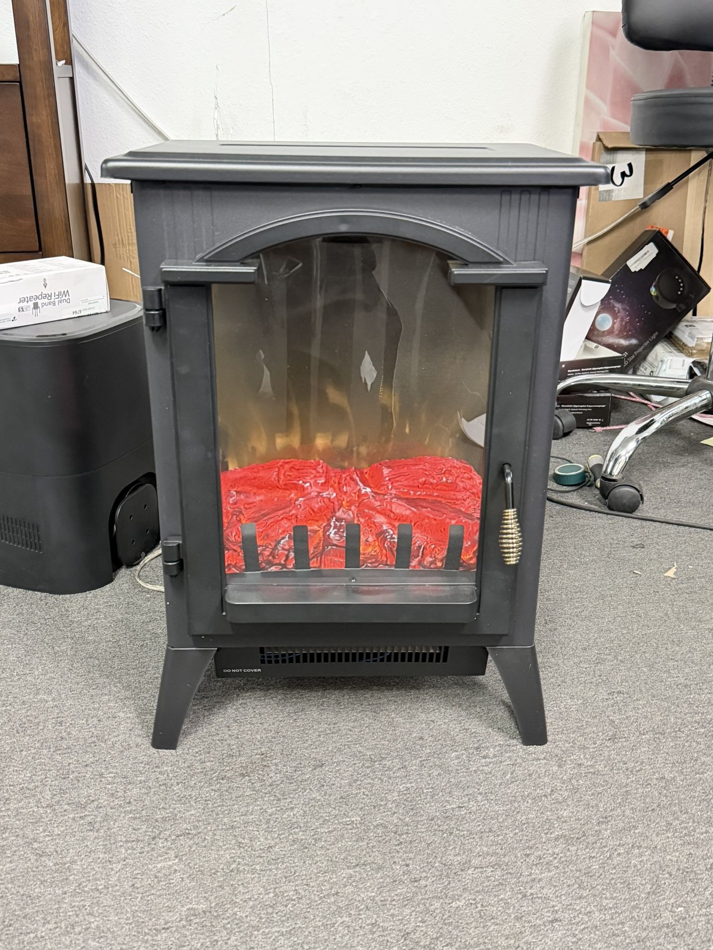 New 1500w 3D Electric Fireplace Stove Heater Freestanding  Flame Effects