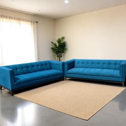 Blue Joybird Sofa Set (Set of 2) - Delivery Available