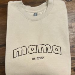 Personalized Mother’s Day sweatshirts/ Hoodies