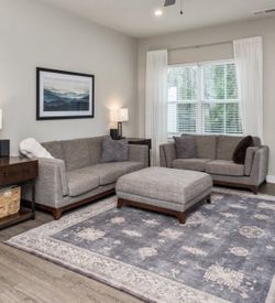 Sofa, Loveseat, And Ottoman