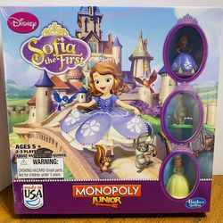Sofia the First Monopoly Junior Game