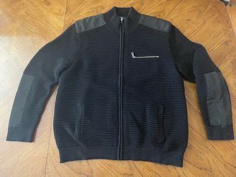 Men’s INC (International Concepts) Black Sweater Jacket - XL - Excellent to Like New Condition