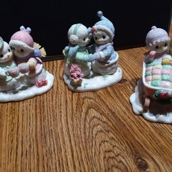 Precious Moments Snowman 2004 In Time For Christmas!