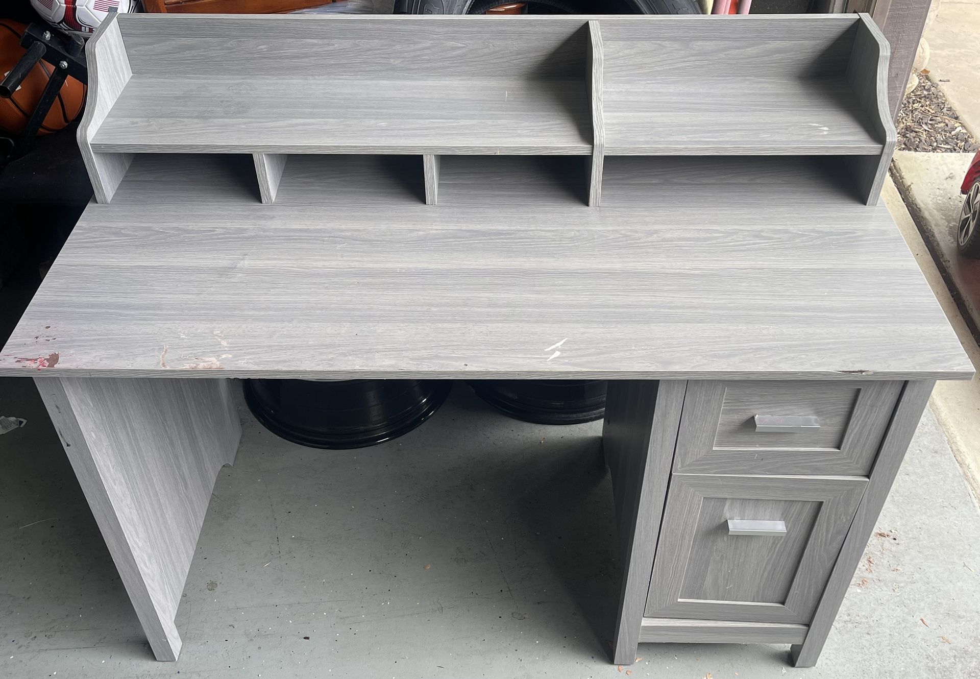Grey Desk