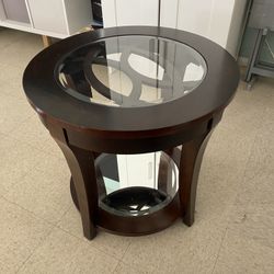 Dark Walnut Side Table 