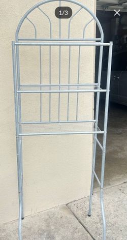The toilet metal shelf 6X2X10”deep