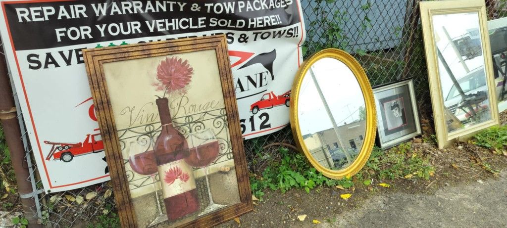Mirrors and Wine Painting
