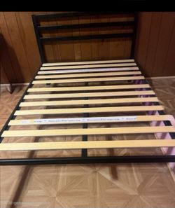 Full size platform bed frame