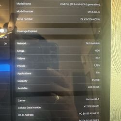 Apple iPad Pro 12.9 Inch 512 GB