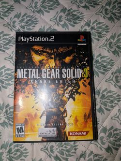 Metal gear solid 3 ps2