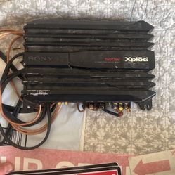 Sony Explode Car Audio Amplifier