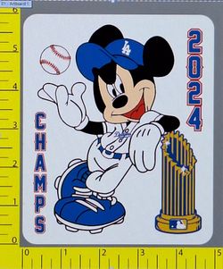 Dodger Champs Sticker