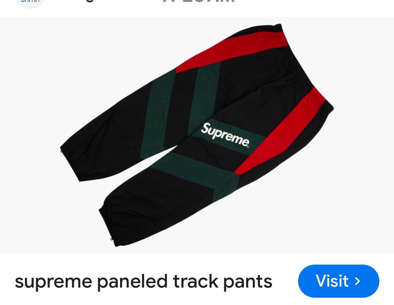 Supreme Track Pants 