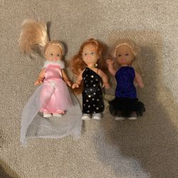 3- Lovely Patsy’s Dolls 5 Inches