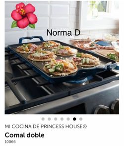 Comal doble de hierro forjado nuevo en su caja 🌺 princess house. 🌺